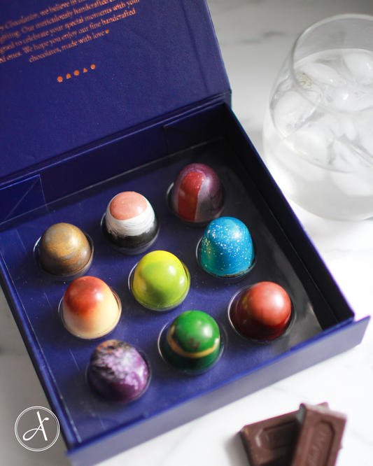 Chocolate Bonbon Gift Box - Set of 9 Pcs